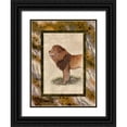 thumbnail image 1 of Kruskamp, Janet 25x32 Black Ornate Wood Framed with Double Matting Museum Art Print Titled - Lion, 1 of 4