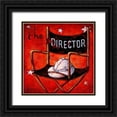 thumbnail image 1 of Kruskamp, Janet 26x26 Black Ornate Wood Framed with Double Matting Museum Art Print Titled - The Director, 1 of 4