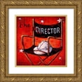 thumbnail image 1 of Kruskamp, Janet 26x26 Gold Ornate Wood Framed with Double Matting Museum Art Print Titled - The Director, 1 of 4