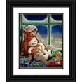 thumbnail image 1 of Kruskamp, Janet 26x32 Black Ornate Wood Framed with Double Matting Museum Art Print Titled - Molly And Sugar Bear, 1 of 4