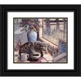 thumbnail image 1 of Kruskamp, Janet 30x26 Black Ornate Wood Framed with Double Matting Museum Art Print Titled - After Hours, 1 of 4