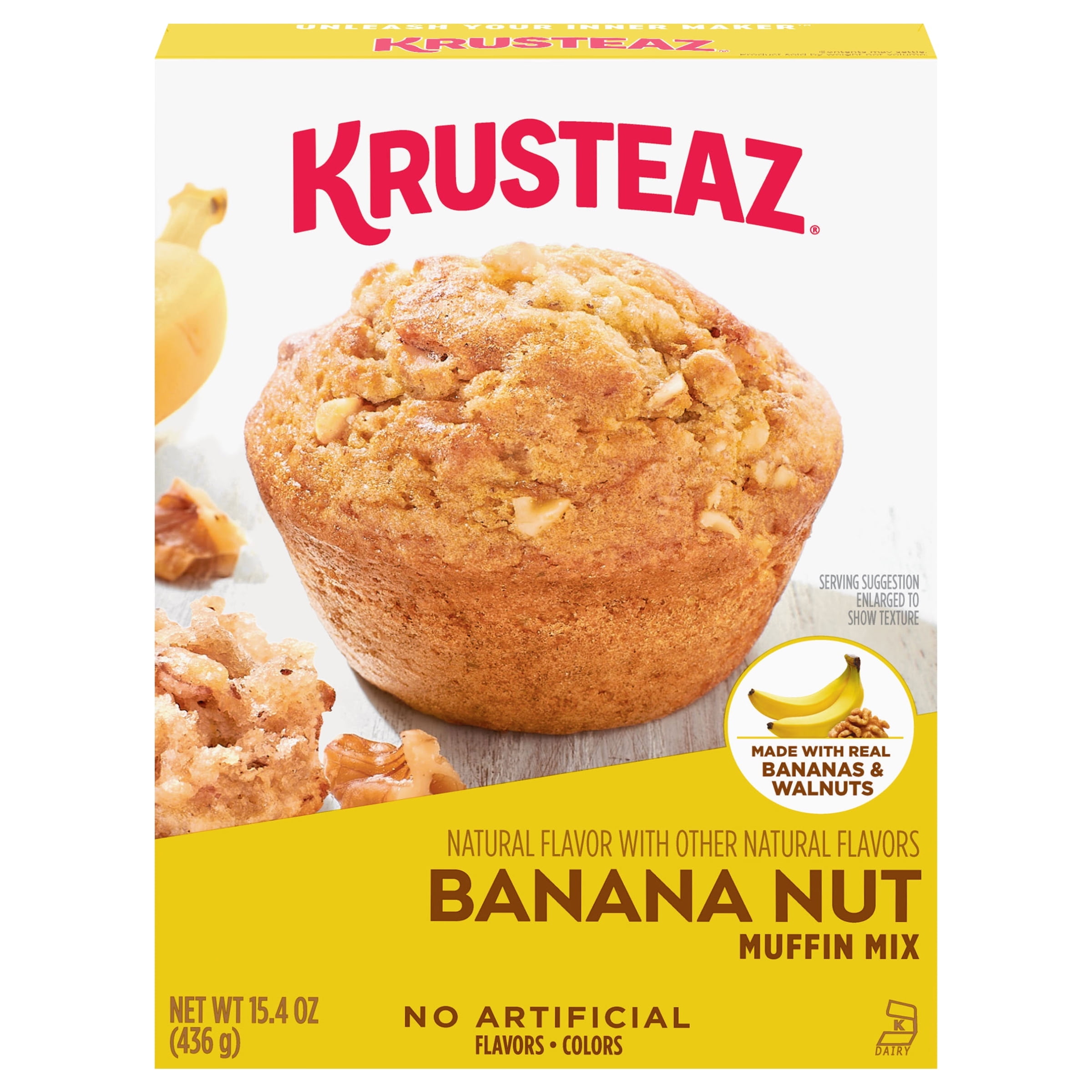 Krusteaz Banana Nut Muffin Mix , 1 Box