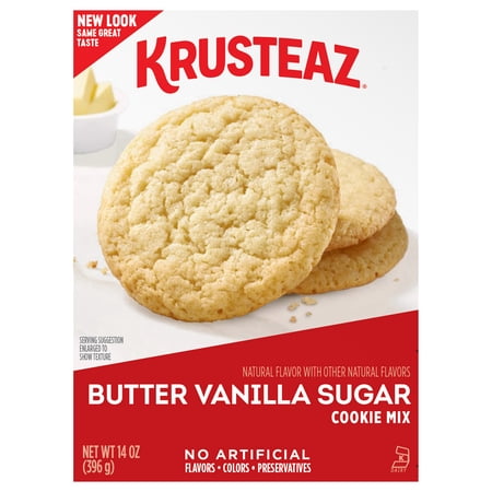 Krusteaz Butter Vanilla Sugar Cookie Mix, 14 oz, (Pack-2)