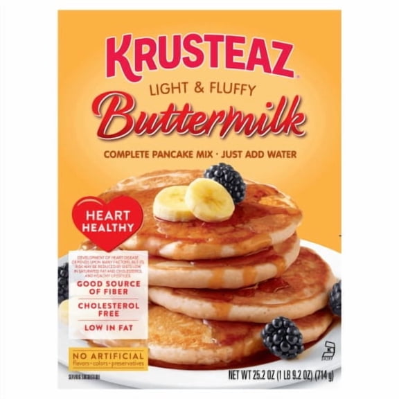 2X-Krusteaz Buttermilk Complete Pancake & Waffle Mix - 25.2 oz