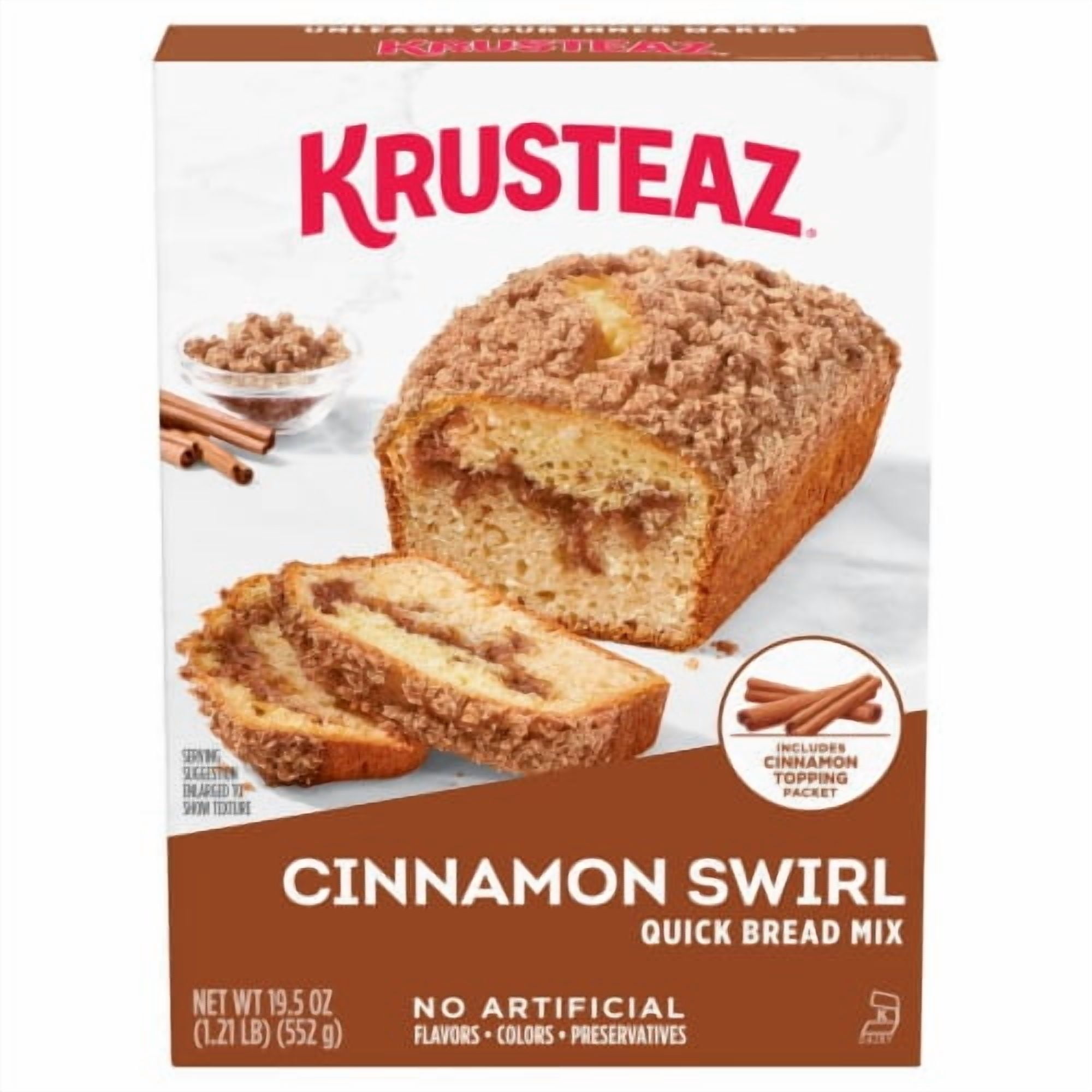 Krusteaz Cinnamon Swirl Quick Bread Mix