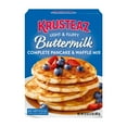 thumbnail image 1 of Krusteaz Light and Fluffy Buttermilk Complete Pancake Mix, Waffle and Pancake Mix, Just Add Water, 32 oz Box, 1 of 14