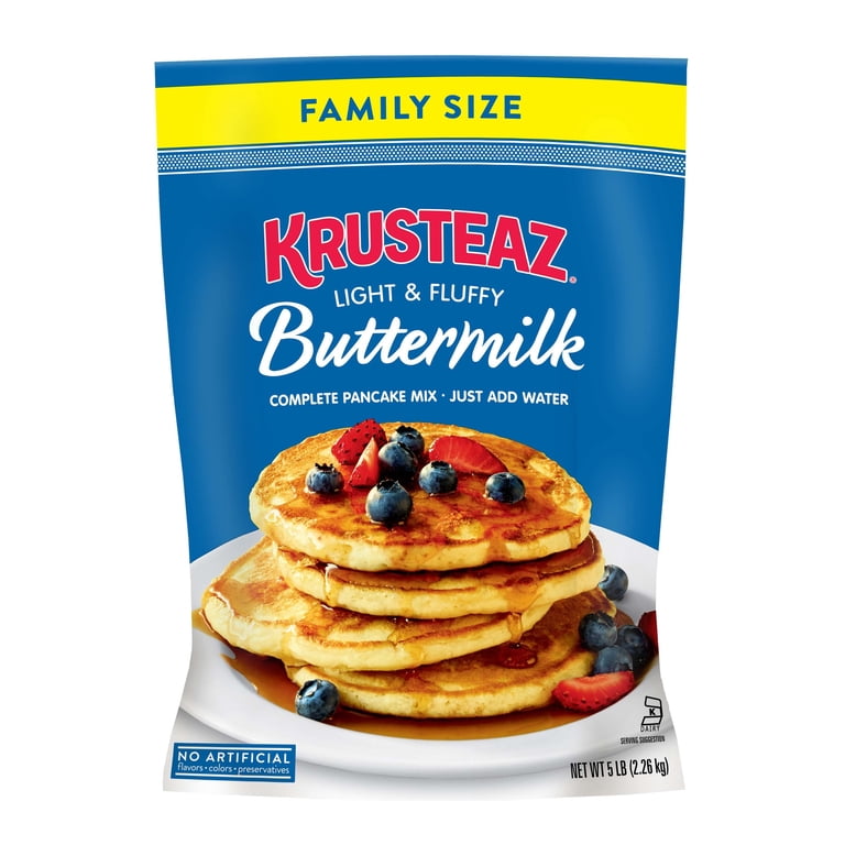 Krusteaz Complete Buttermilk Pancake & Waffle Mix, 5 lb Bag