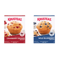 thumbnail image 1 of Krusteaz Cranberry Orange Muffin Mix, 18.6 oz&Krusteaz Wild Blueberry Muffin Mix, 17.1 oz, 1 of 4