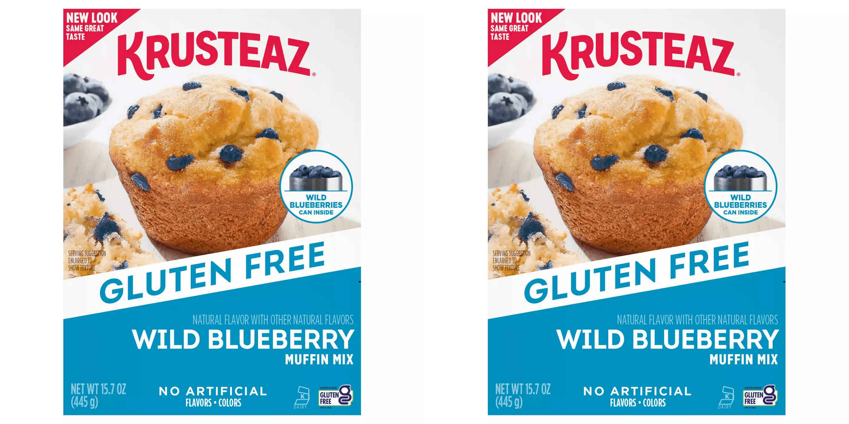 Krusteaz Gluten Free Blueberry Muffin Mix, 15.7 oz