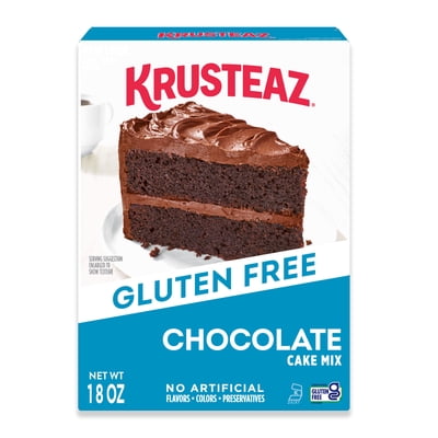 Krusteaz Gluten Free Chocolate Cake Mix, Gluten Free Baking Mix, 18 oz