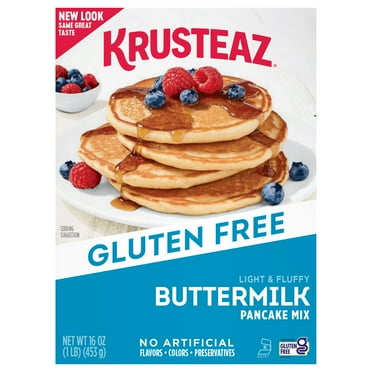 Krusteaz Gluten Free Light & Fluffy Buttermilk Pancake Mix 16 oz. Box