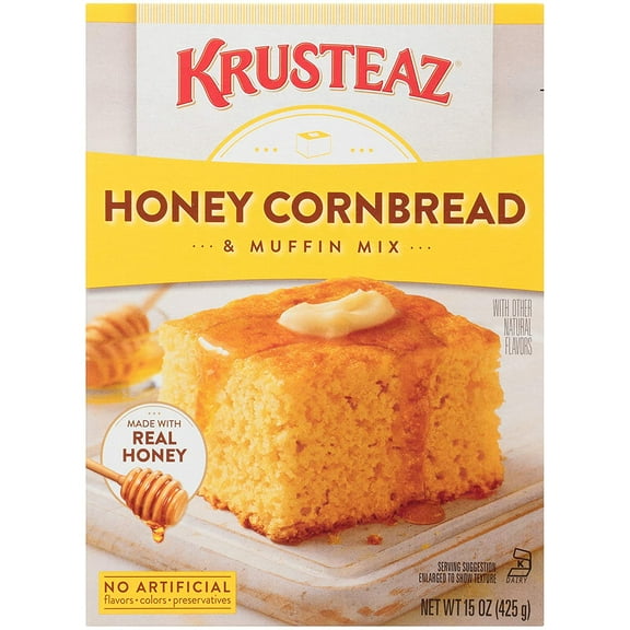 Krusteaz Honey Cornbread Mix, 15 OZ (Pack - 12)