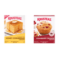 thumbnail image 1 of Krusteaz Honey Cornbread & Muffin Mix, 15 oz&Krusteaz Cranberry Orange Muffin Mix, 18.6 oz, 1 of 5