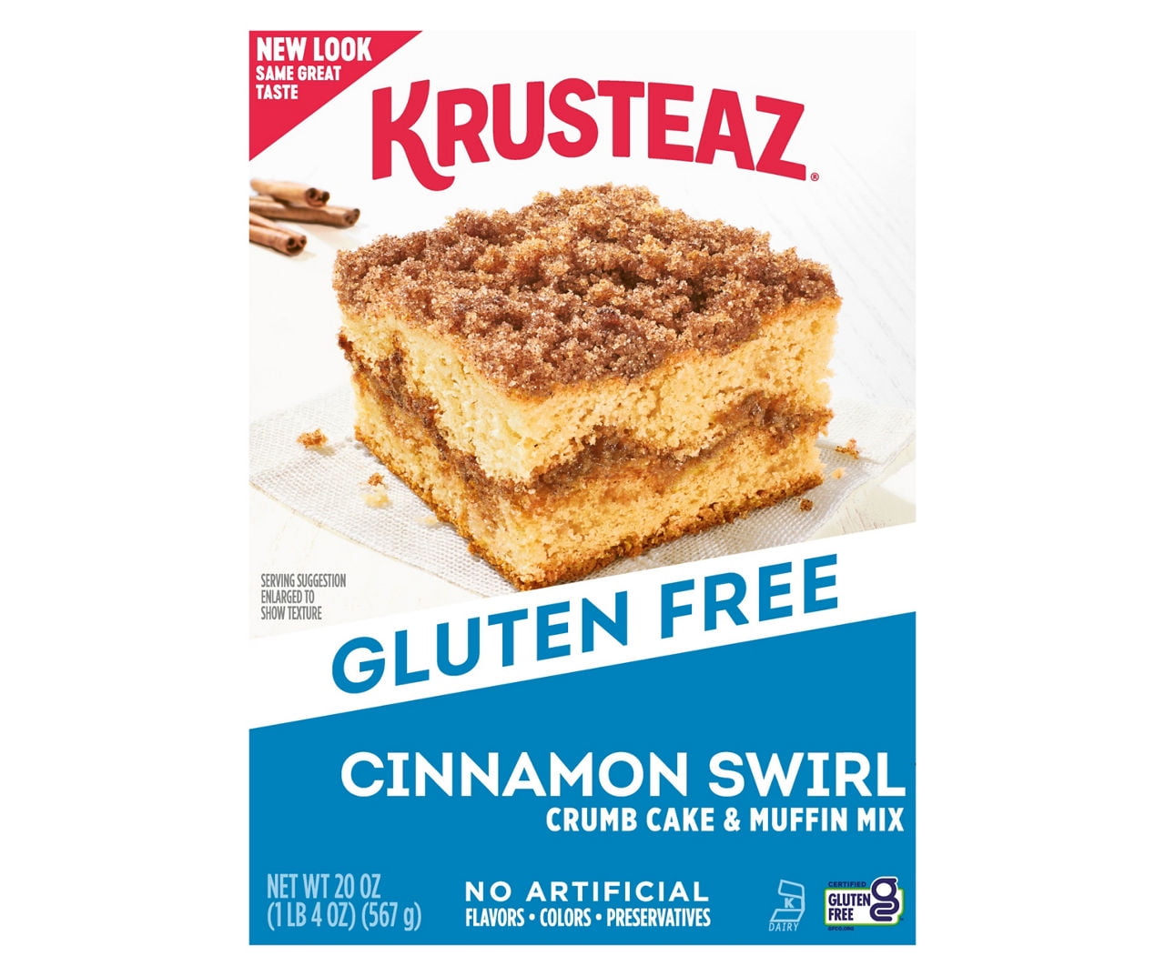 Krusteaz Krusteaz Gluten Free Cinnamon Swirl Crumb Cake & Muffin Mix