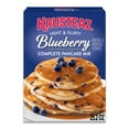 thumbnail image 1 of Krusteaz Light and Fluffy Blueberry Complete Pancake Mix, Waffle and Pancake Mix Just Add Water, 25.2 oz Box, 1 of 14