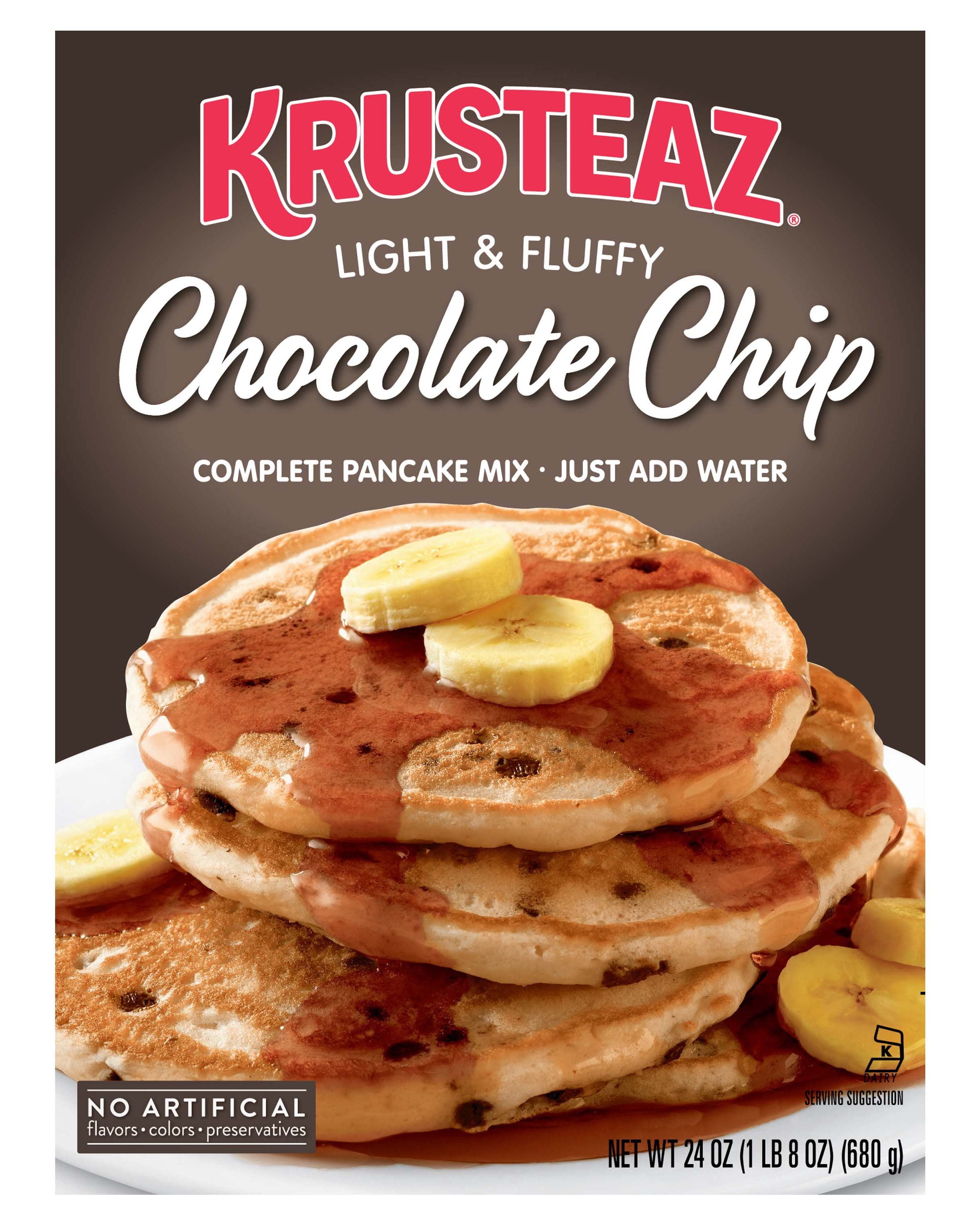 Krusteaz Light & Fluffy Complete Pancake Mix, Chocolate Chip Pancake