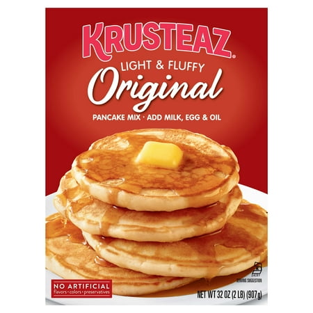 Krusteaz Light & Fluffy Original Pancake Mix, 32 oz Box