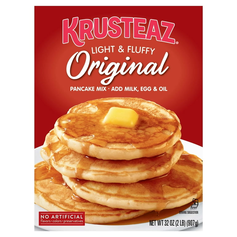 Krusteaz Buttermilk Pancake and Waffle Mix, Light & Fluffy