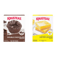 thumbnail image 1 of Krusteaz Double Chocolate Muffin Mix, 20 oz&Krusteaz Meyer Lemon Bar Mix, 19.35 oz, 1 of 4