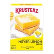 Krusteaz Meyer Lemon Bar Mix, Lemon Bar Baking Mix, Made With Real Lemons, 19.35 oz Box