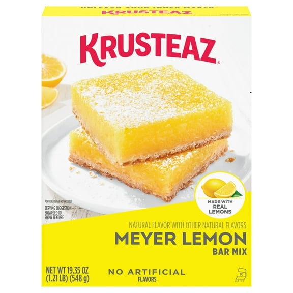 Krusteaz Meyer Lemon Bars Supreme Mix, 19.35 oz