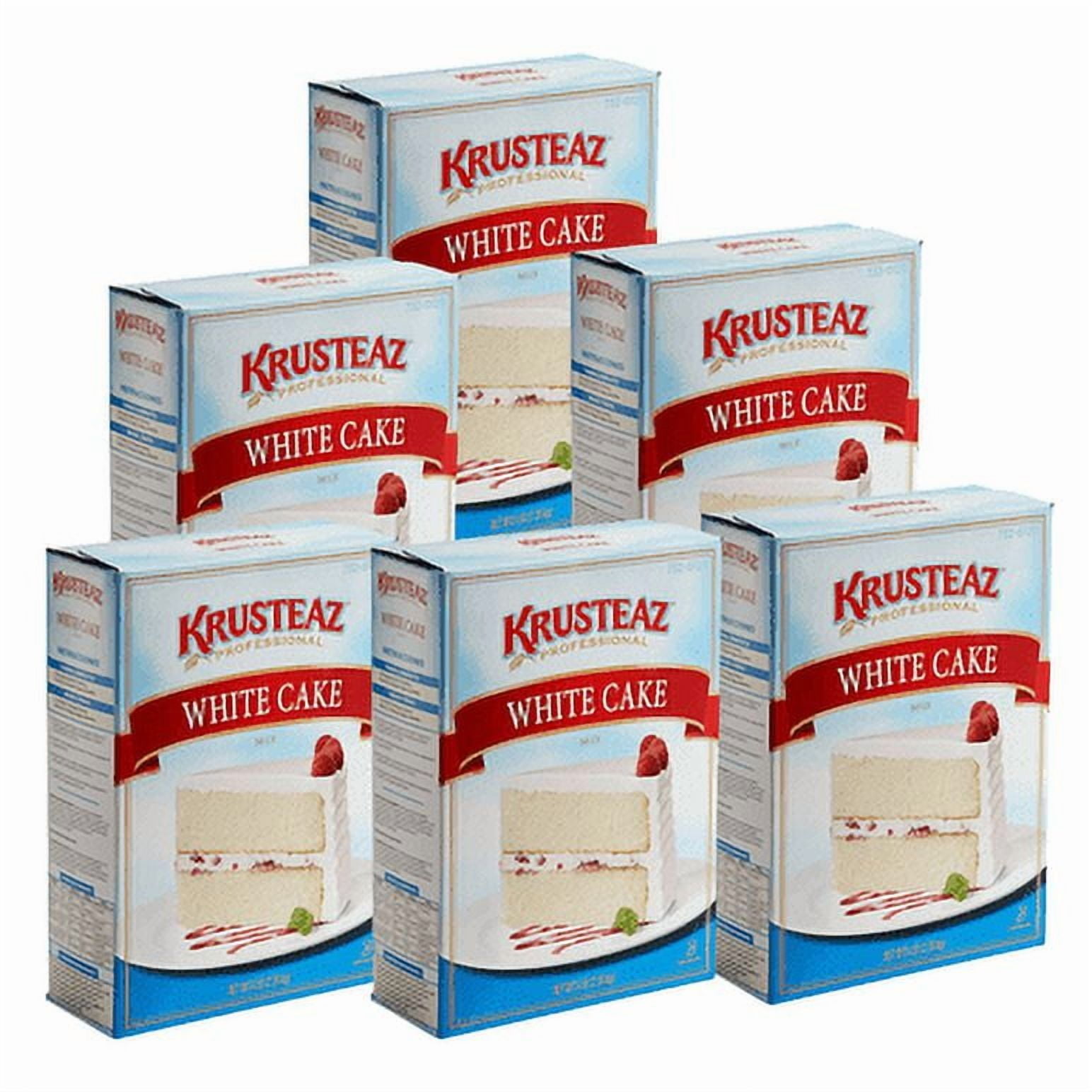 Krusteaz Professional White Cake Mix, 5 lbs (2.26 kg), 6-Pack Case
