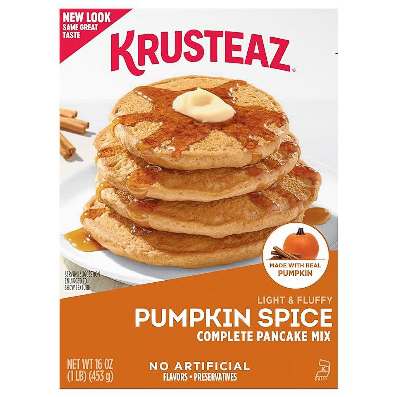 Krusteaz Pumpkin Spice Pancake Mix, 1 Ct Packaging May Vary