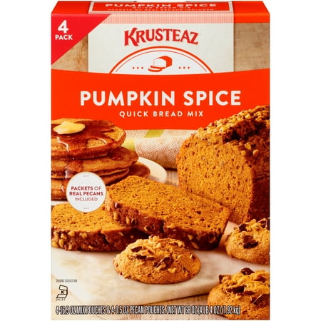 Krusteaz® Pumpkin Spice Quick Bread Mix 4-16.5 oz. Pouches