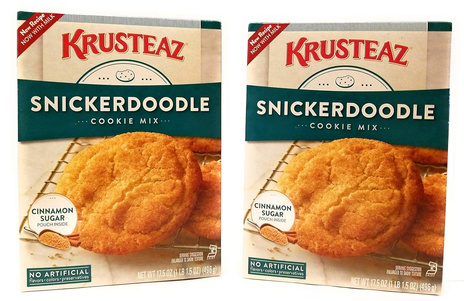 Krusteaz Snickerdoodle Cookie Mix, 17.5Ounce Boxes (Pack of 2