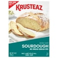 (4 pack) Krusteaz Sourdough No Knead Bread Mix, 14 oz Box