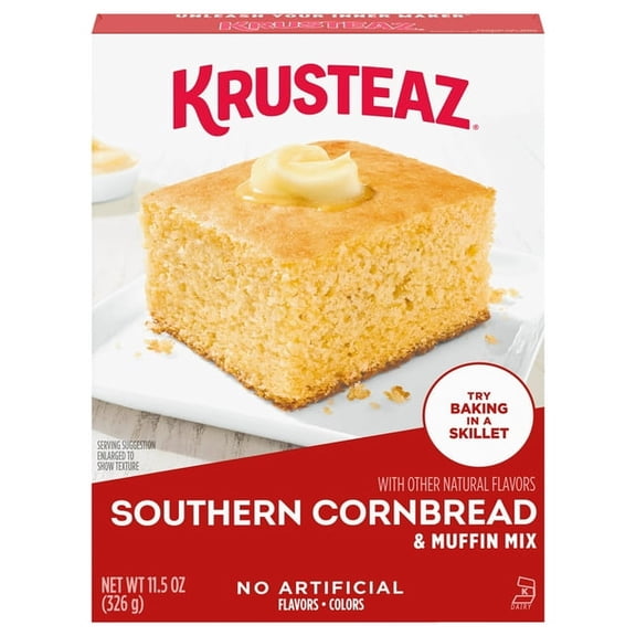 Krusteaz Southern Cornbread & Muffin Mix 11.5 oz Box (Pack of 2)