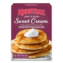 Krusteaz Sweet Cream Pancake and Waffle Mix, Light & Fluffy, 26 oz Box