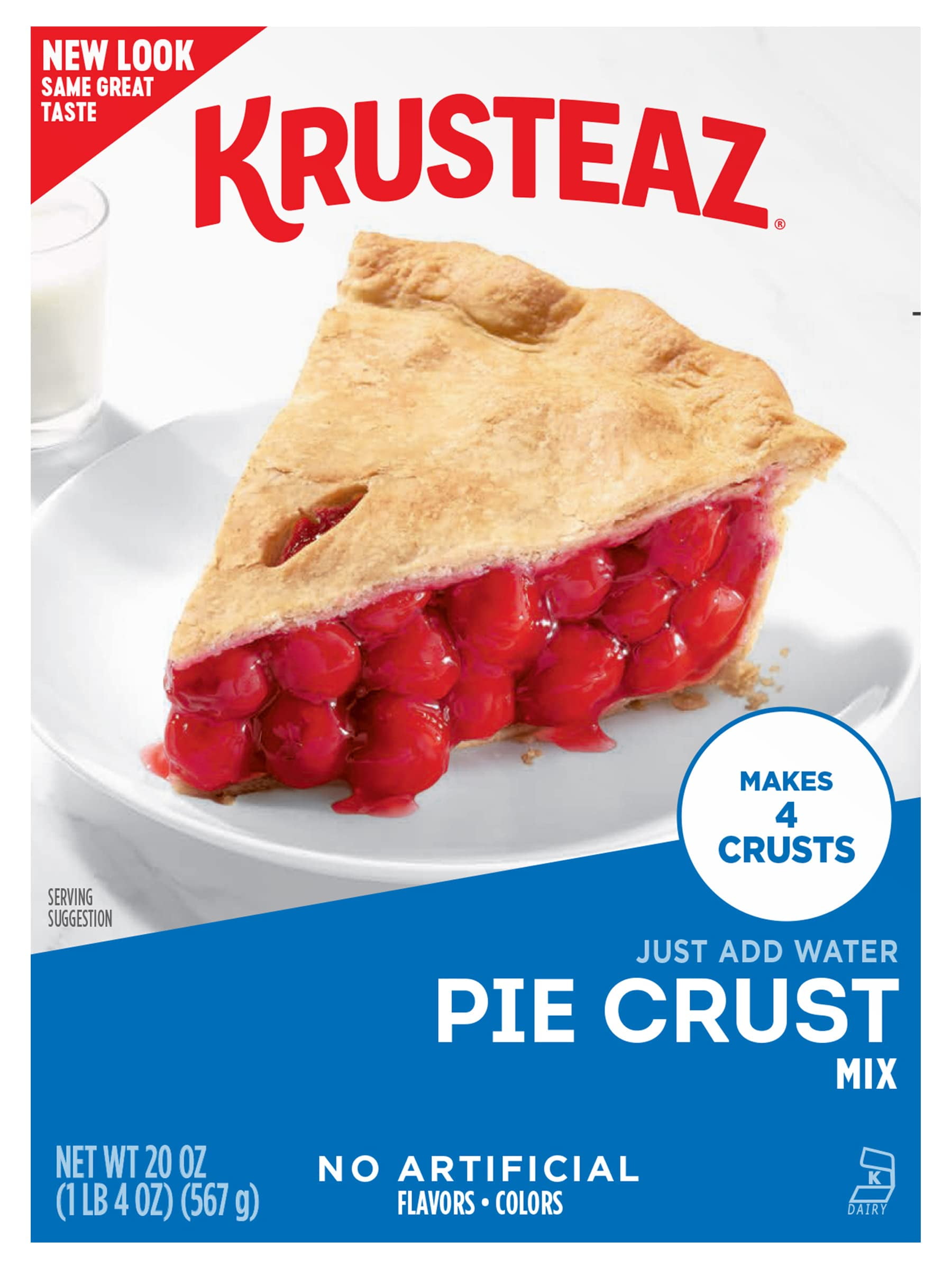 Krusteaz Traditional Light \u0026 Flaky Pie Crust Mix, 20 Ounce (Pack of 3)