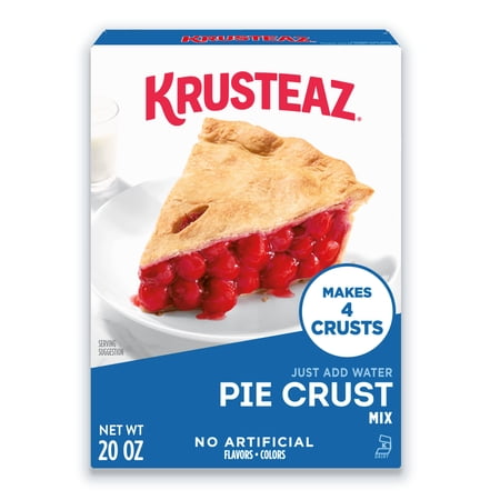 Krusteaz Pie Crust Mix, Traditional Pie Crust Baking Mix, 20 oz Box