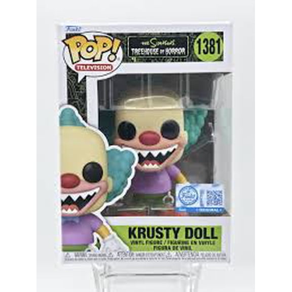Krusty Doll 1381 Vinyl Stickered Pop with Protector