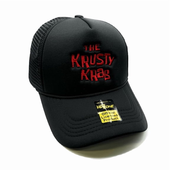 Krusty Krab Mesh Trucker Snapback (Black)