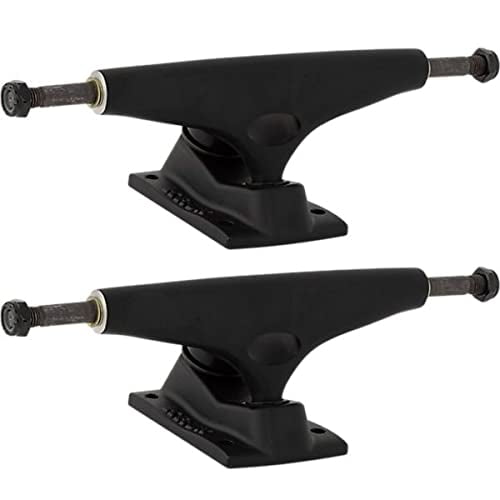 Krux K5 Deluxe Black Widow Skateboard Trucks Black/Black - Hanger 5" Axle 7.6" (Set of 2)