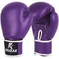 thumbnail image 1 of Kruzak Boxing Gloves for Kids 5-10 Years - Purple - 4OZ, 1 of 5