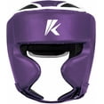 thumbnail image 1 of Kruzak MMA Boxing Sparring Head Guard for Head Protection Unisex Martial Arts Taekwondo Karate Training Headgear - Purple - Small/Medium, 1 of 5
