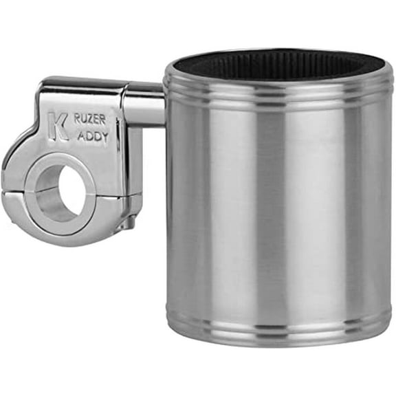 Kruzer Kaddy Clamp Mount Cup Holder Natural Stainless Steel (100)