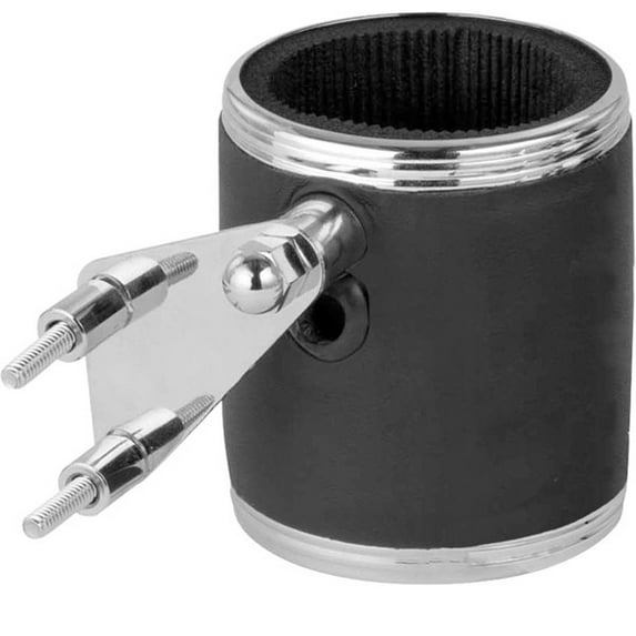 Kruzer Kaddy Leather & Chrome Perch Mount Cup Holder (600)