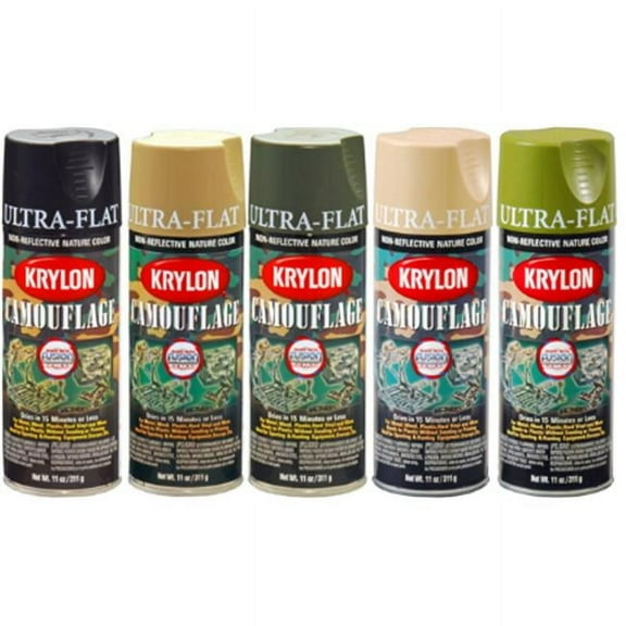 Krylon  11 oz Camouflage Spray Paint, Sand