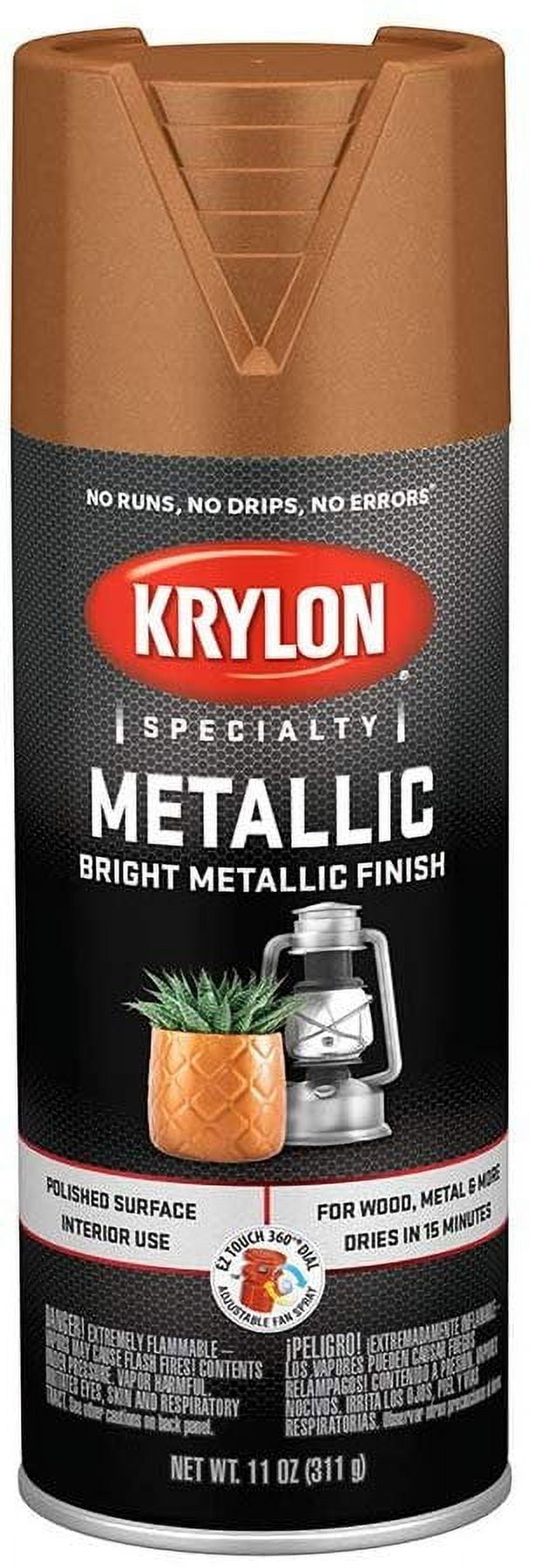 Krylon 1709 Copper Metallic 12 Ounce Aerosol Metallic Paint
