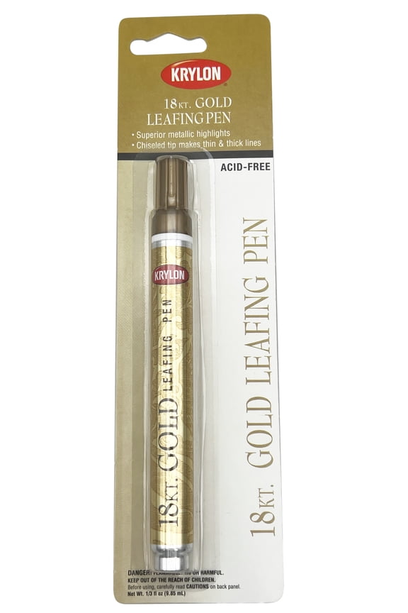 18K Gold Leafing Pen for Permanent and Water-Resistant Accents (Pkg/3)