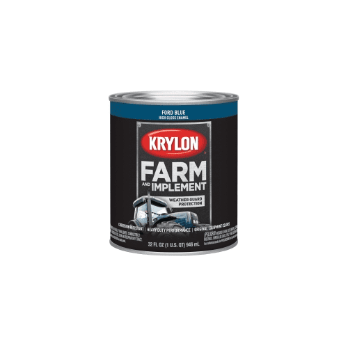 Krylon 2027 Ford Blue Farm and Implement Paint, Quart