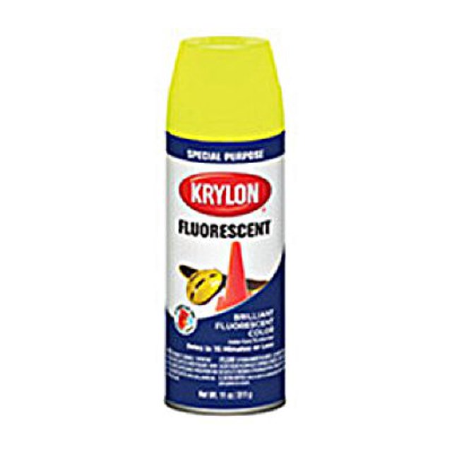 Krylon 3104 Fluorescent Spray Paint Lemon Yellow Fluorescent 11 Ounce,1