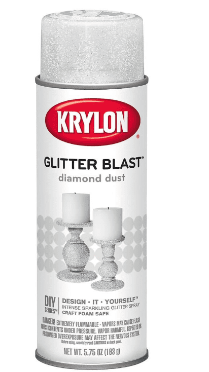 Krylon 3804 Glitter Blast Spray Paint Diamond Dust, 5.75 Ounce (6 Pack)