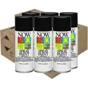 Krylon 429826 Now Aerosol Paint 9 Ounces-Gloss Black