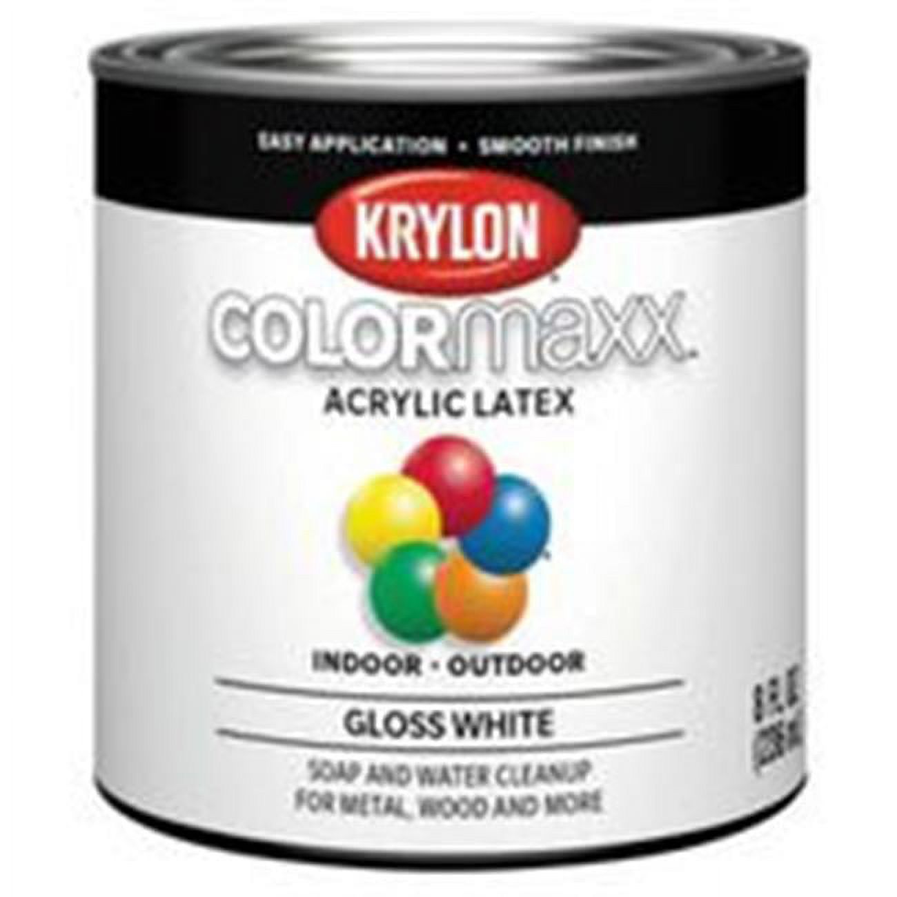 Krylon 7373590 0.5 Pint White Gloss Paint