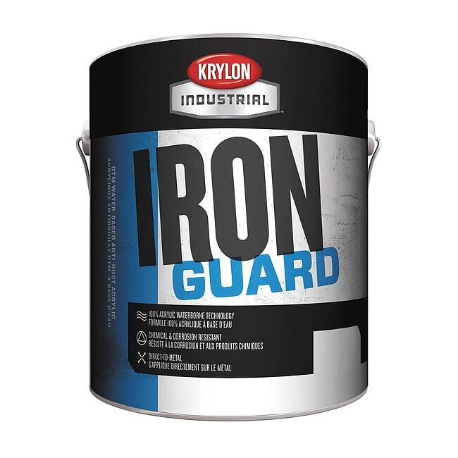 Krylon Interior/Exterior Paint, Flat, Water Base, Blue, 1 gal K11018001